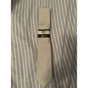 ALFANI ALFATECH Mens Necktie Holland Neat Marina Stain Resistant New